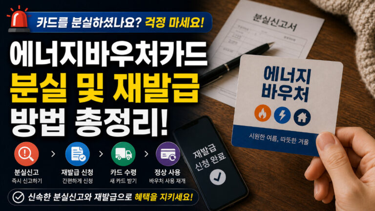 에너지바우처카드 재발급
