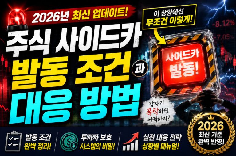 주식 사이드카 및 서킷브레이커