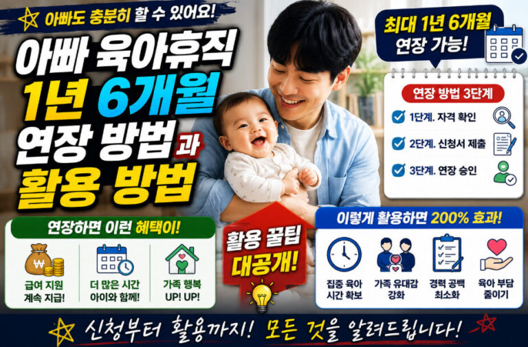 아빠 육아휴직 1년 6개월