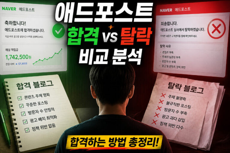 애드포스트 합격 하는 방법