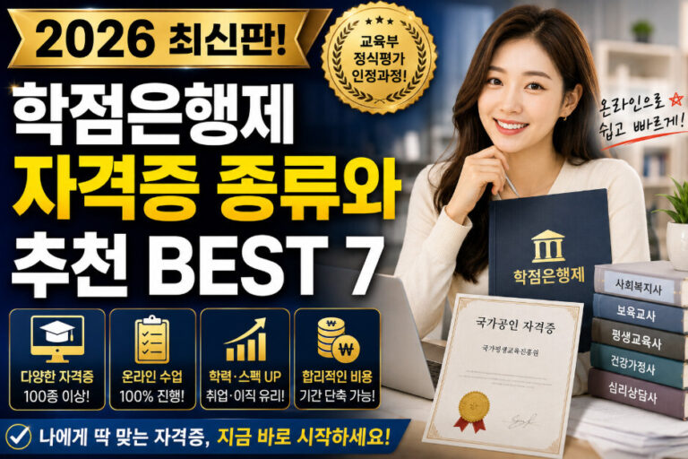 학점은행제 자격증