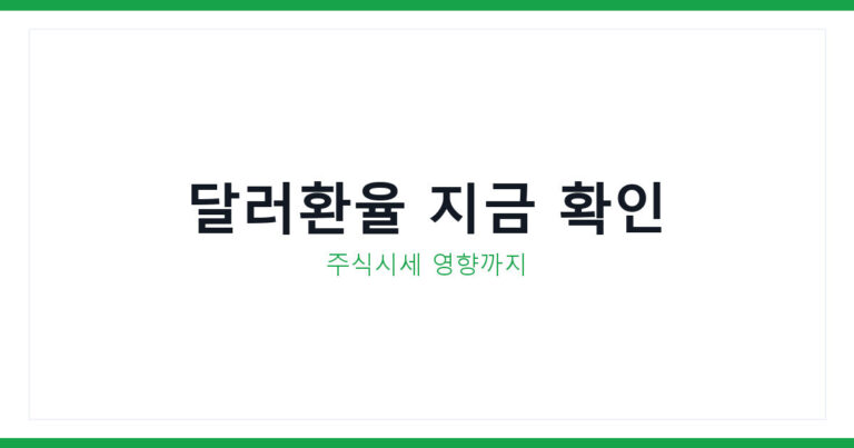 달러환율
