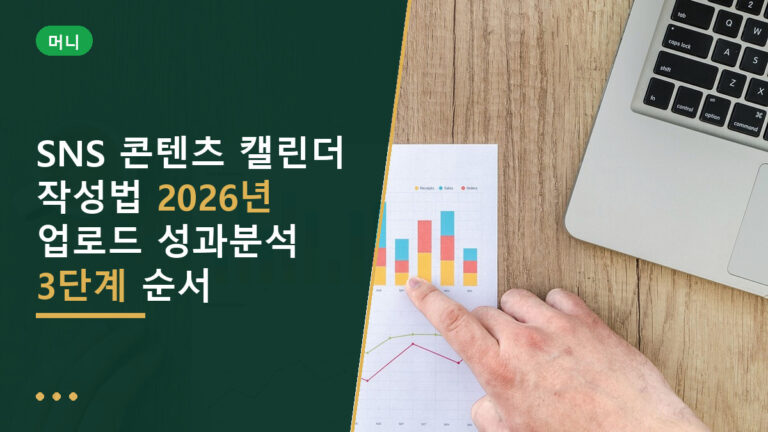 SNS 콘텐츠 캘린더