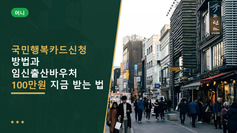 국민행복카드신청