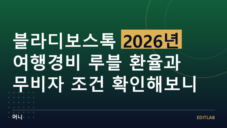 블라디보스톡 환율