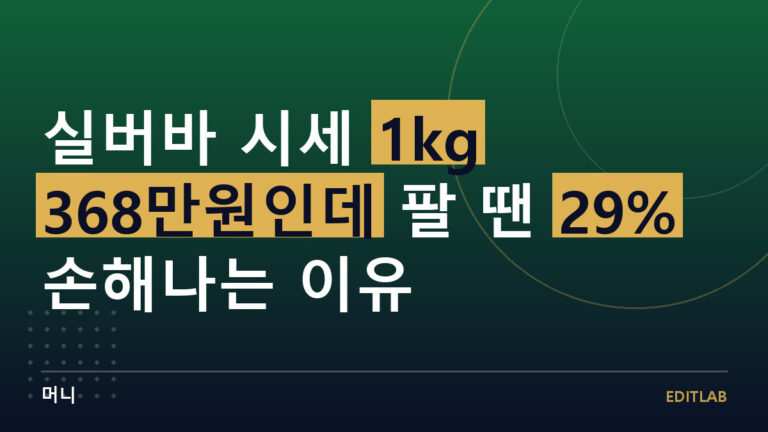실버바 시세