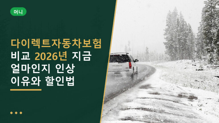 다이렉트자동차보험