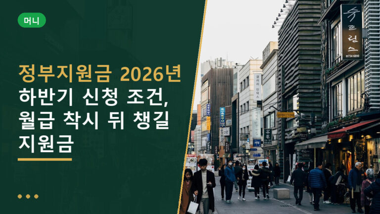 정부지원금