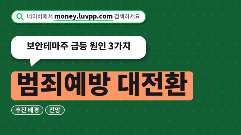 범죄예방 대전환