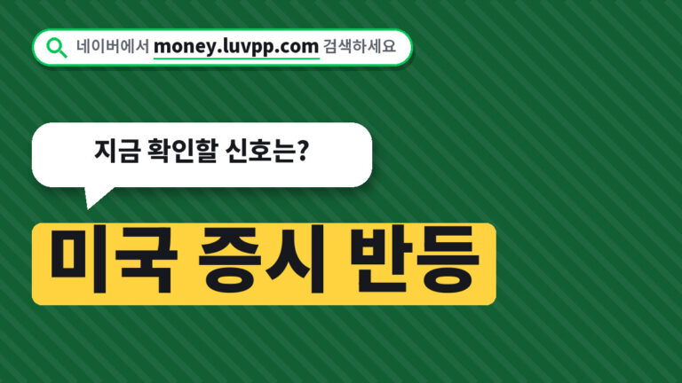 미국 증시 반등